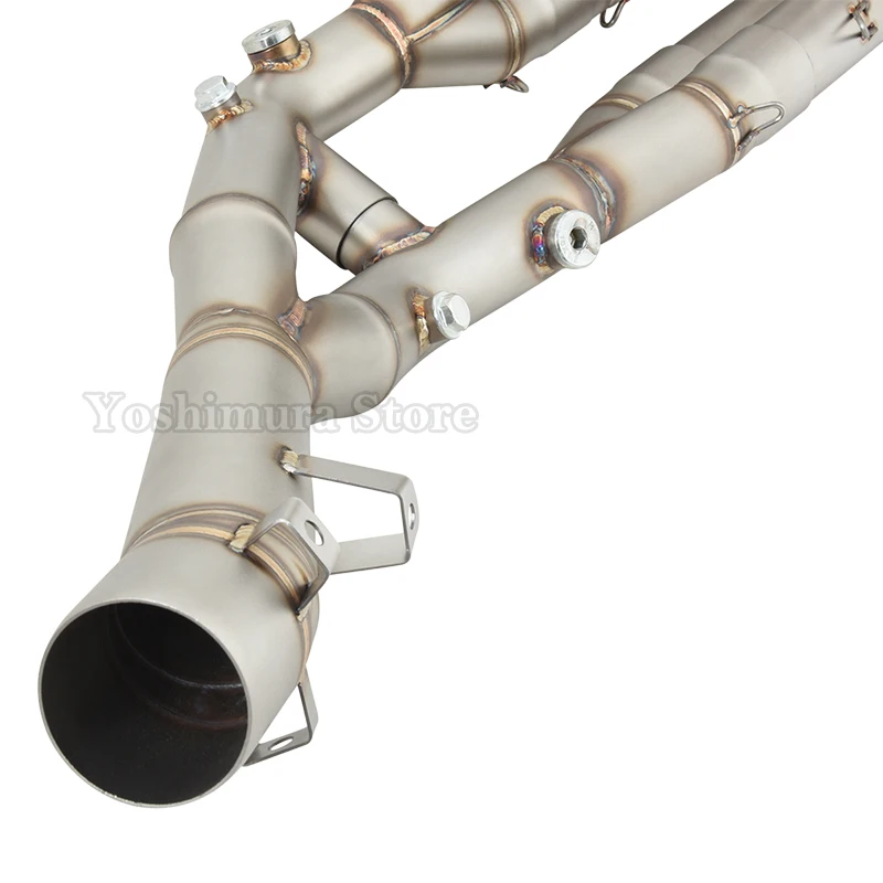 Escape slip-on para BMW S1000XR 2020-2023 con tubo de enlace frontal - imagen 4