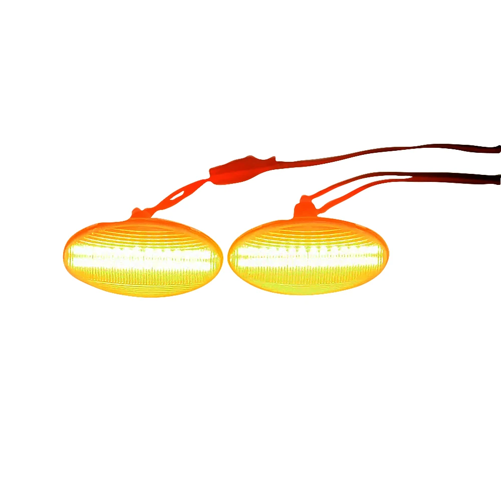 Luz LED intermitente lateral dinámica para Peugeot 307 206 407