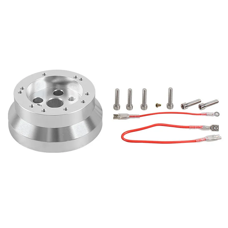 Adaptador buje corto pulido volante 5/6 orificios Ididit GM Chevy