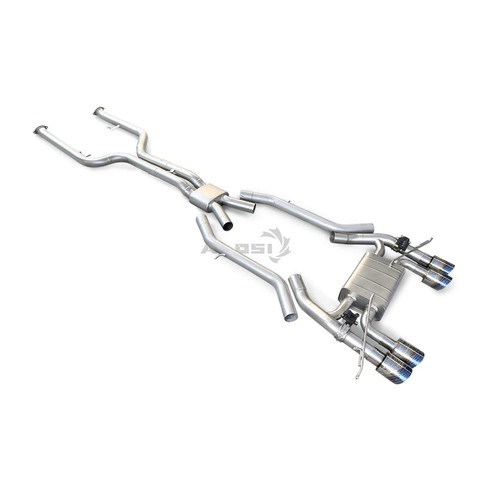 Escape Deportivo MIX cat-back para BMW M4 G82 S58 3.0L con válvula - imagen 3
