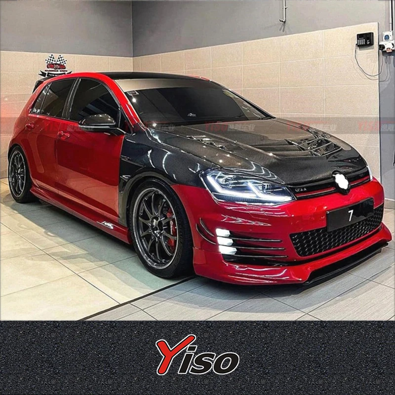 Cubierta de motor Varis de carbono para Golf 7 R, GTI y R-Line - imagen 2