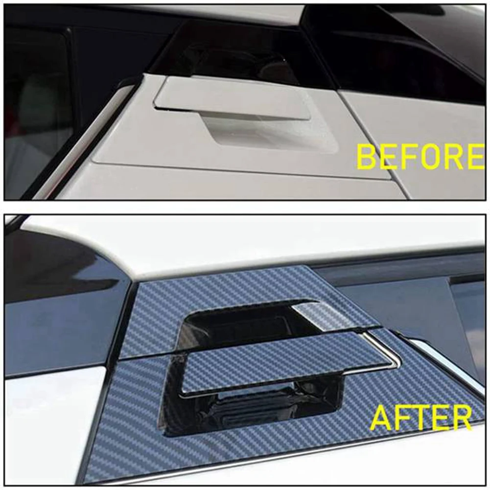 Protectores de maneta efecto carbono para Toyota C-HR 2016-2020 - imagen 5