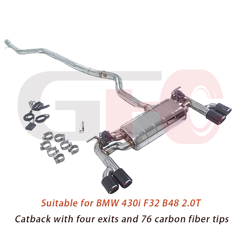 Puntas de fibra de carbono del sistema de escape
