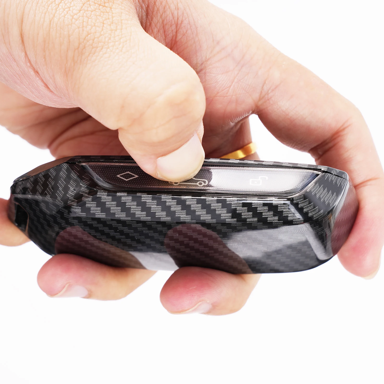 Carcasa de llave con fibra de carbono para mando BMW X5 y X7 - imagen 5