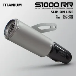 Silenciador de titanio con tapa de carbono para BMW S1000RR/S1000R