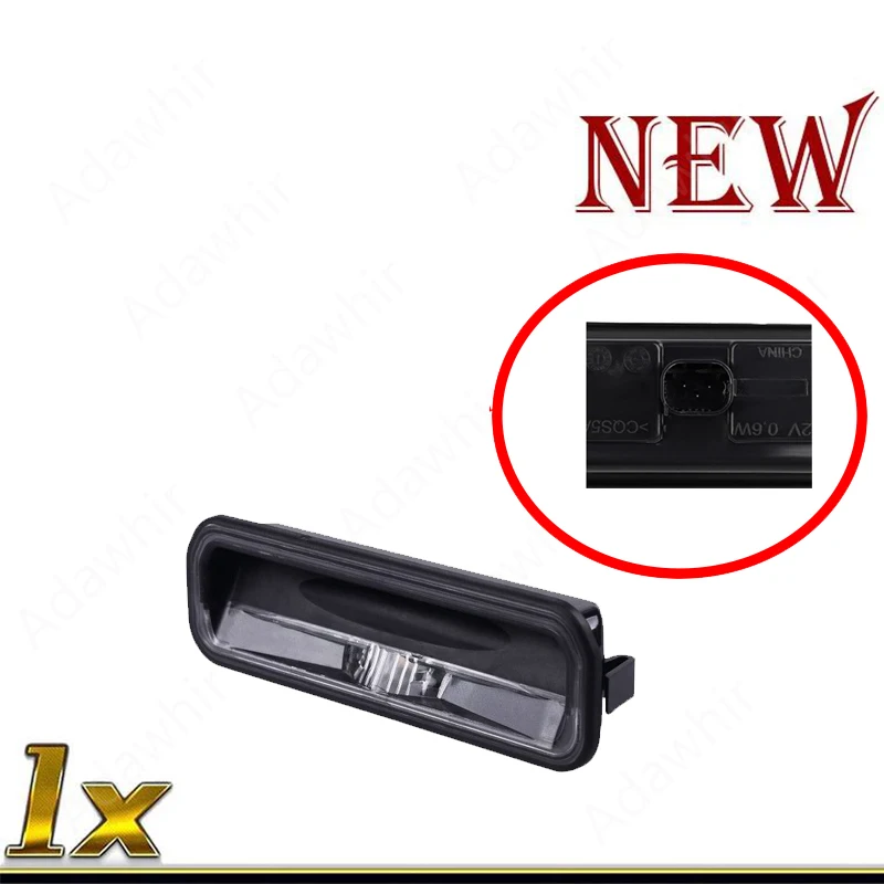 Accesorios de repuesto para luz de matrícula de lámpara LED, piezas negras BM51-19B514-AE con microinterruptor para Ford Focus