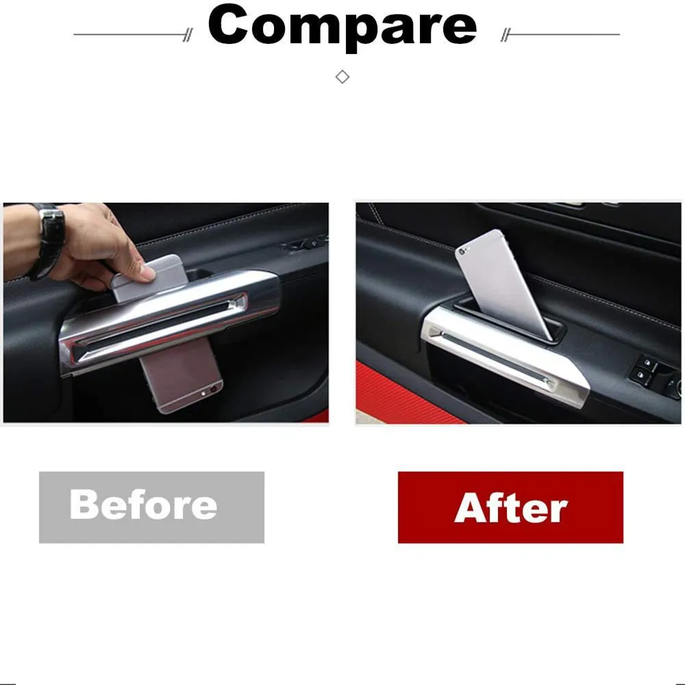 Organizador lateral de puerta y soporte móvil – Ford Mustang 2015-2021 - imagen 4