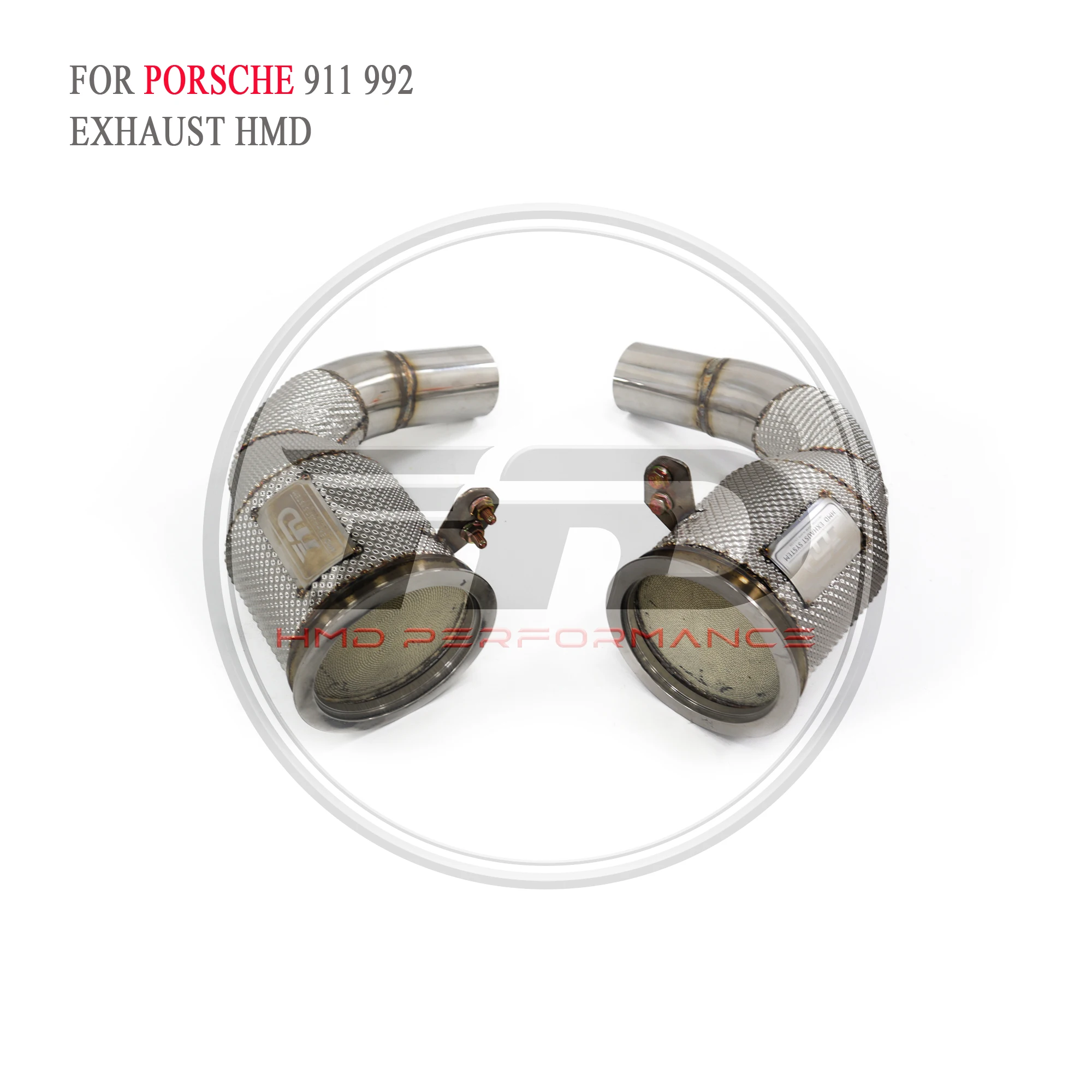 Bajante escape alto flujo HMD Porsche 911 992 Carrera 3.0T 2020+ - imagen 3