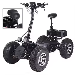 Scooter eléctrico todoterreno de cuatro motores todo terreno 4x4 de alto rendimiento estilo ATV para buscadores de aventuras