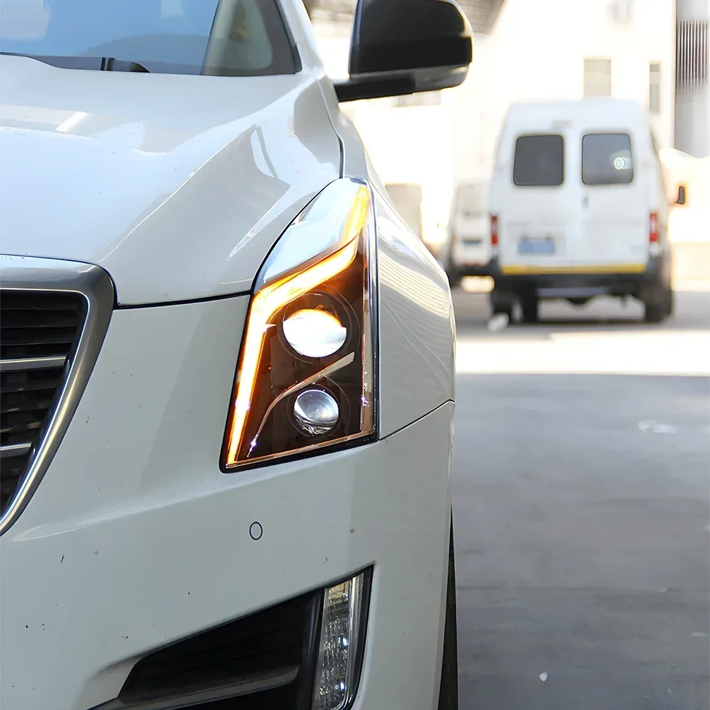 Faros LED Cadillac ATS ATS-L 2014-2018 lente proyector estilo - imagen 3