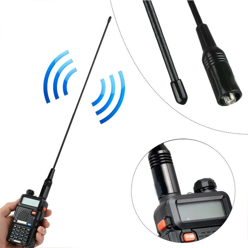 Antena Baofeng NA-771 doble banda 144/430 MHz para UV-5R - imagen 2