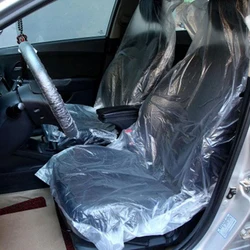 Cubiertas desechables de asiento de plastico para coche - proteccion