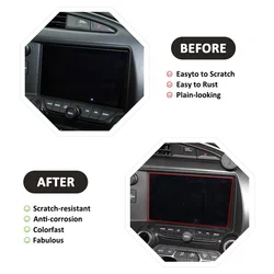 Protector de pantalla templado para navegación central Corvette C7