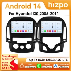 Autoradio Android 14 2-DIN para Hyundai i30 – Pantalla 9″ CarPlay GPS