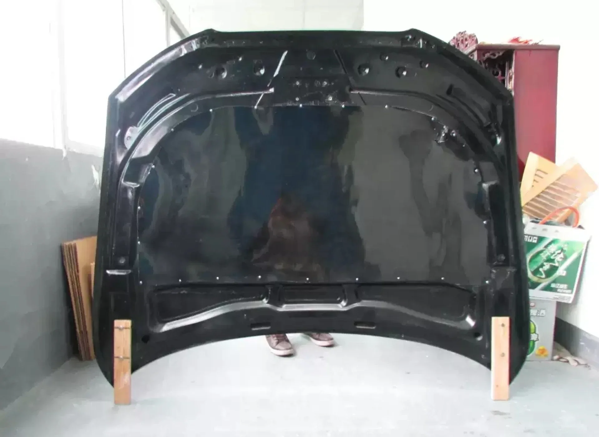 Capó fibra carbono Audi A5 2009-2011 estilo S5 - imagen 3