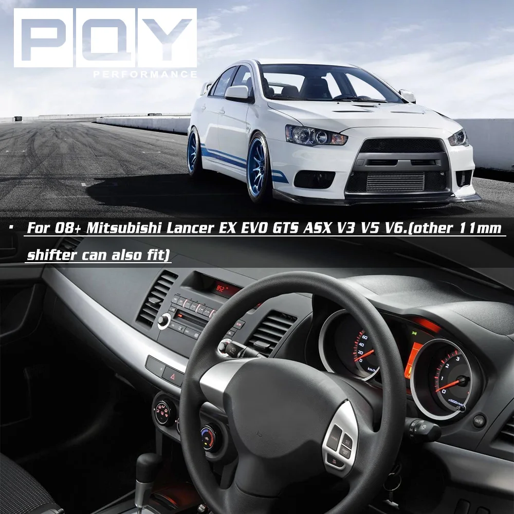 WLR - Perilla de palanca de cambios Manual de 5 velocidades compatible con Mitsubishi Lancer EX/EVO/GTS ASX V3 V5 V6 estilo de coche pieza genuina WLR-GSK91 - imagen 3