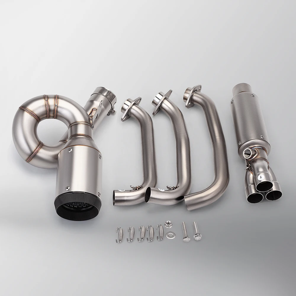 Escape completo CFMOTO 675SR-R y 675NK tubo delantero racing - imagen 4