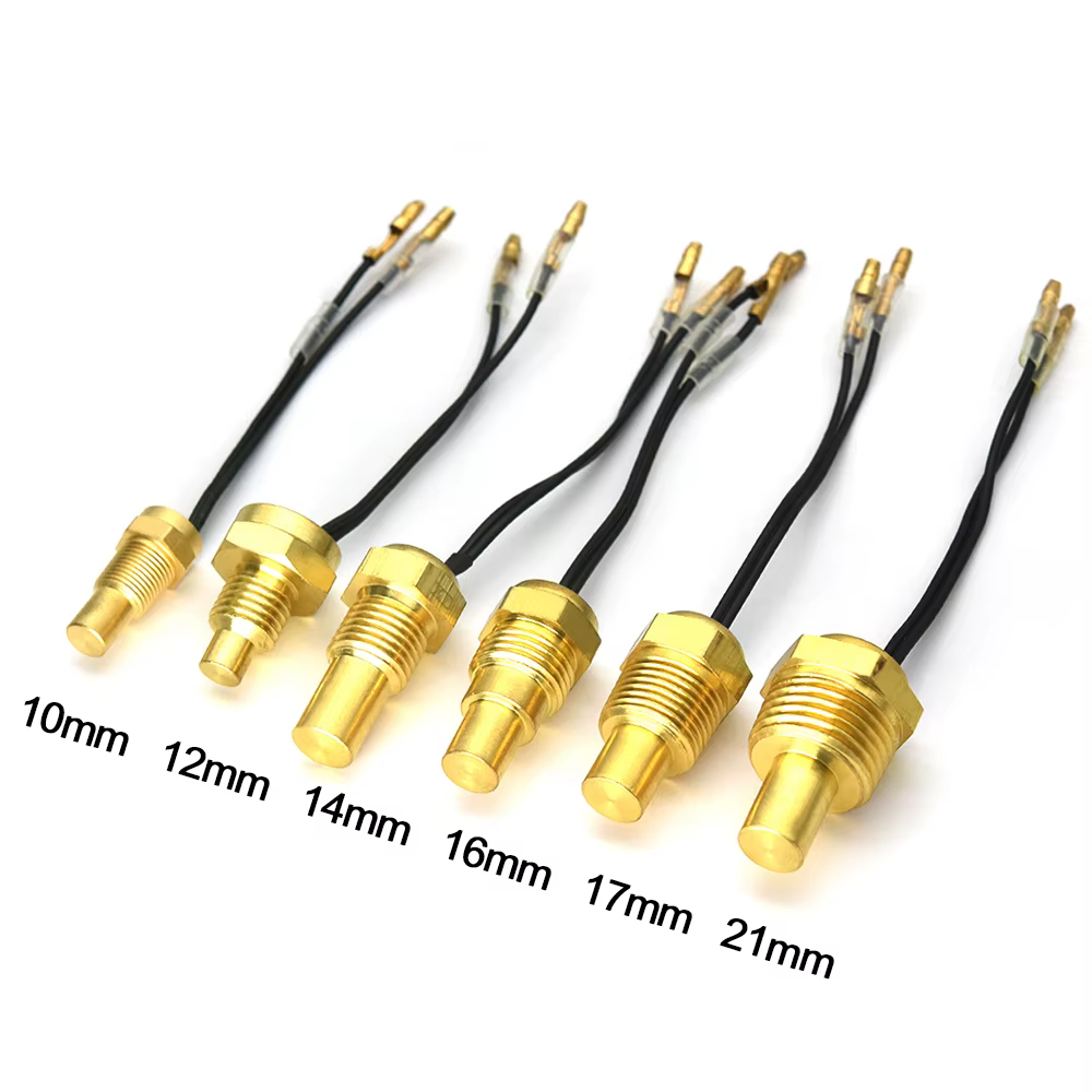 Sensor de temperatura del agua y aceite 1/8 NPT 12V/24V universal