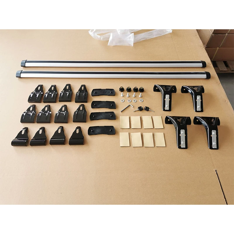 Barras transversales universales de aluminio para coche sin raíles - imagen 4