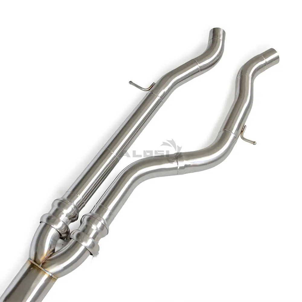 Resonador central de escape inoxidable para BMW M3 M4 S55 F80 F82 F83 3.0 - imagen 3