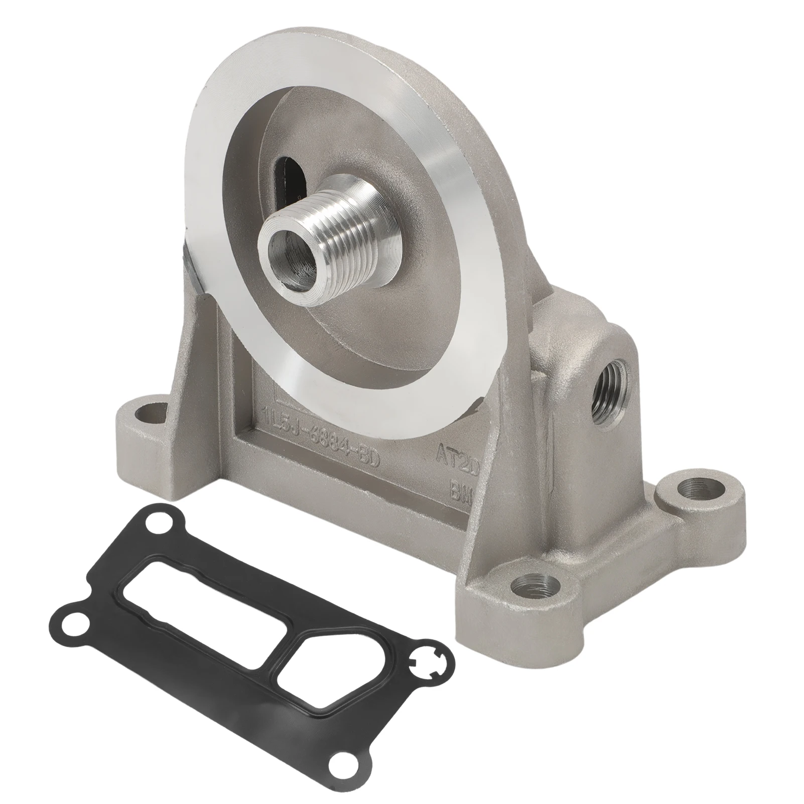 Adaptador de filtro de aceite de motor con sello para Focus Edge C-Max EcoSport 2001-2022 Reemplazar BS4Z-6881-F,1L5Z-6881-A, 1L5Z-6881-AA