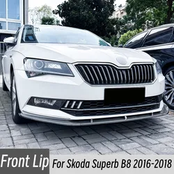 Kit faldón parachoques delantero ABS Skoda Superb B8 2016-2018