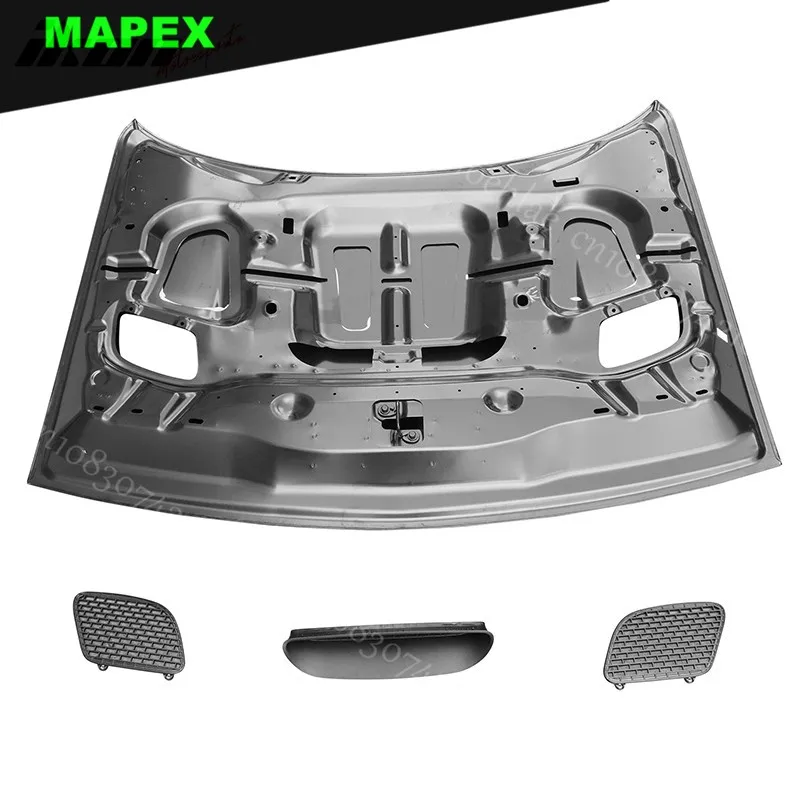 Panel de capó de aluminio estilo Hellcat para Dodge Challenger 2008-2023 - imagen 4