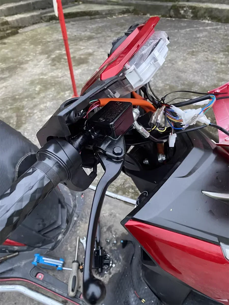 Bomba de freno delantera hidráulica 22 mm para moto GY6 50/125/150 cc - imagen 3