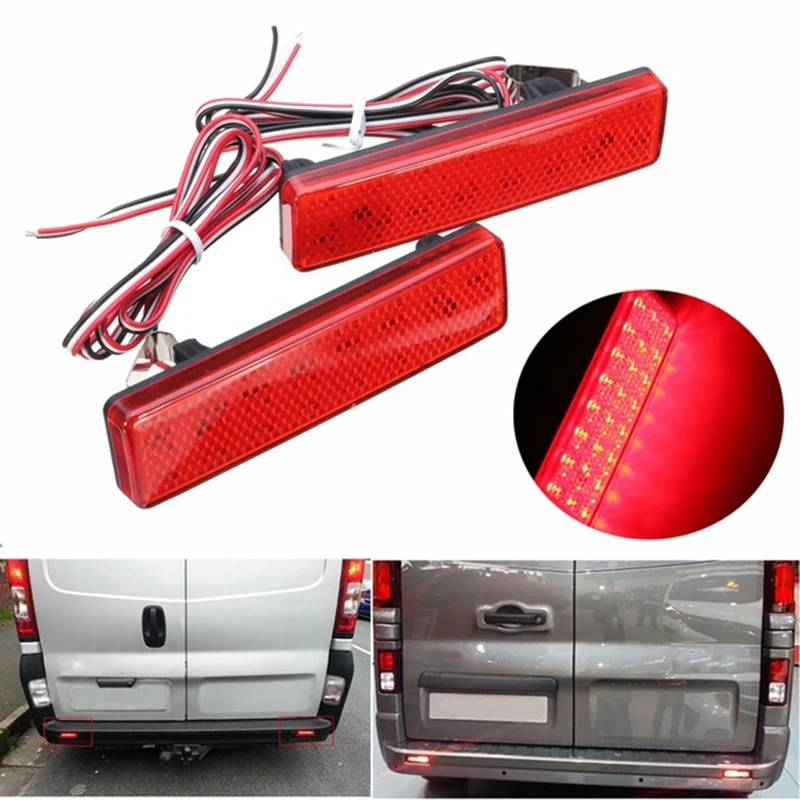 Kit luces de freno LED traseras rojas – Opel Vivaro Vauxhall Movano - imagen 3
