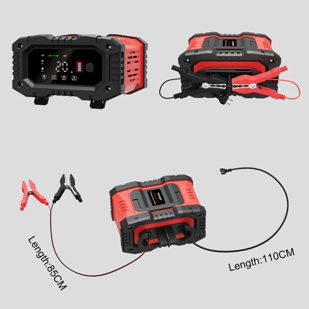 Cargador batería inteligente 12V/24V automático para AGM y Gel - imagen 4