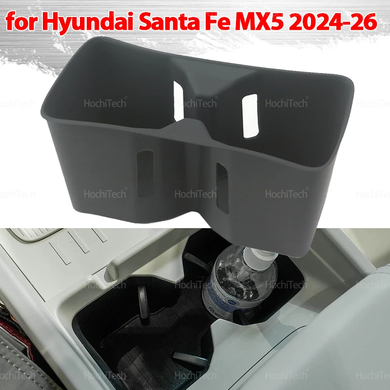 Organizador de consola Hyundai Santa Fe MX5 2024-2026 con portavasos