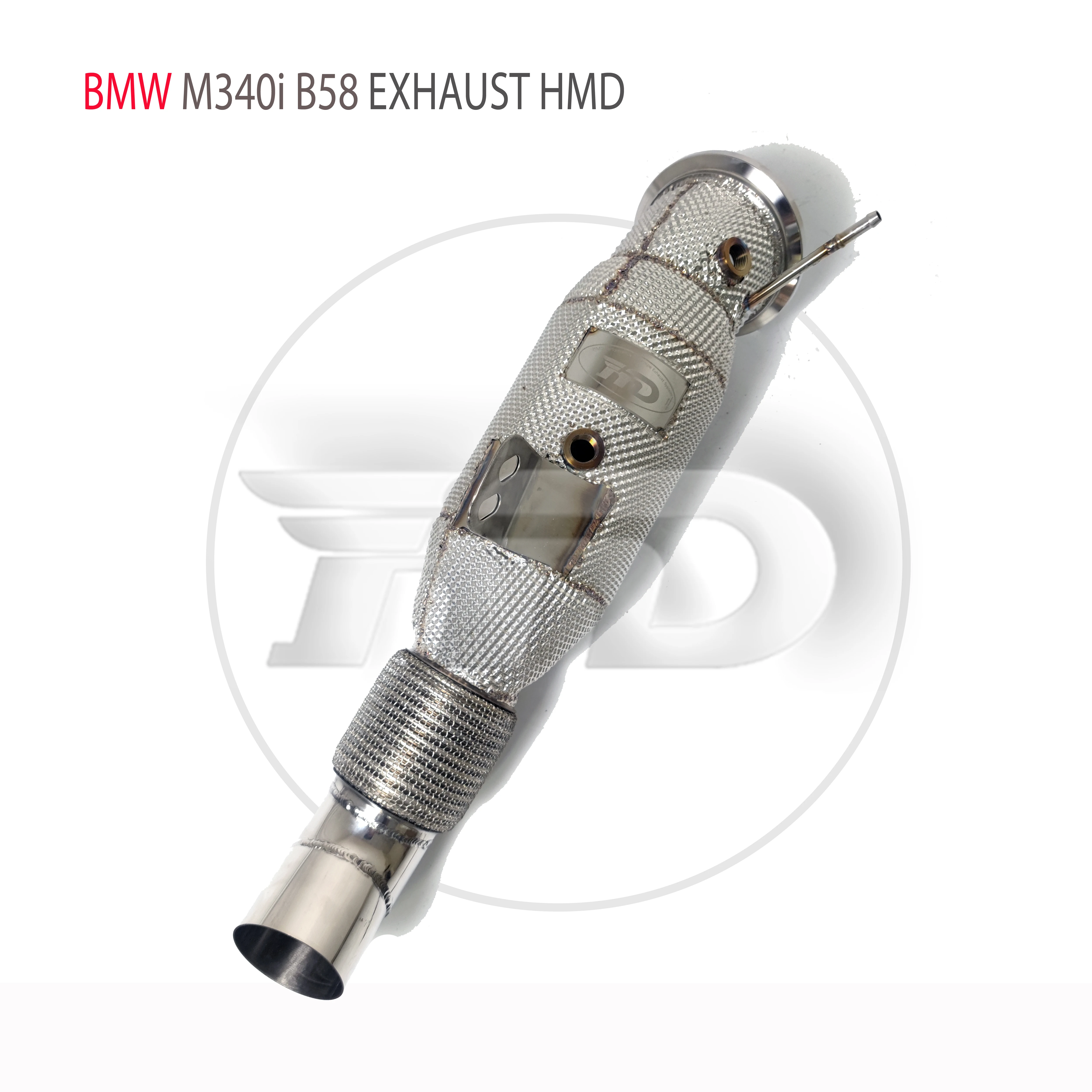Tubo de bajada alto flujo HMD para BMW M240i M340i M440i 540i LCI - imagen 3