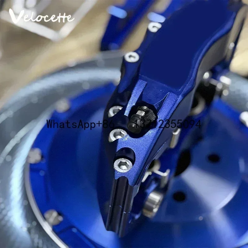 Kit de pinza de freno grande, pastillas de freno de carreras EC670 de 6 puntos, sistema de freno automático para Audi S6 S7 C7 RS5 RS6 RS7 - imagen 2