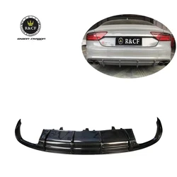Difusor trasero fibra de carbono PD para Audi A7 Sline S7 2012-15