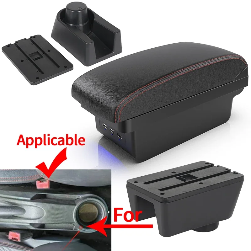 Reposabrazos central SEAT Ibiza 6J con compartimento almacenamiento - imagen 2