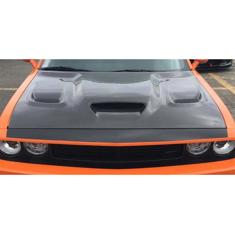 Capó de fibra de carbono para Dodge Challenger 2015 en adelante