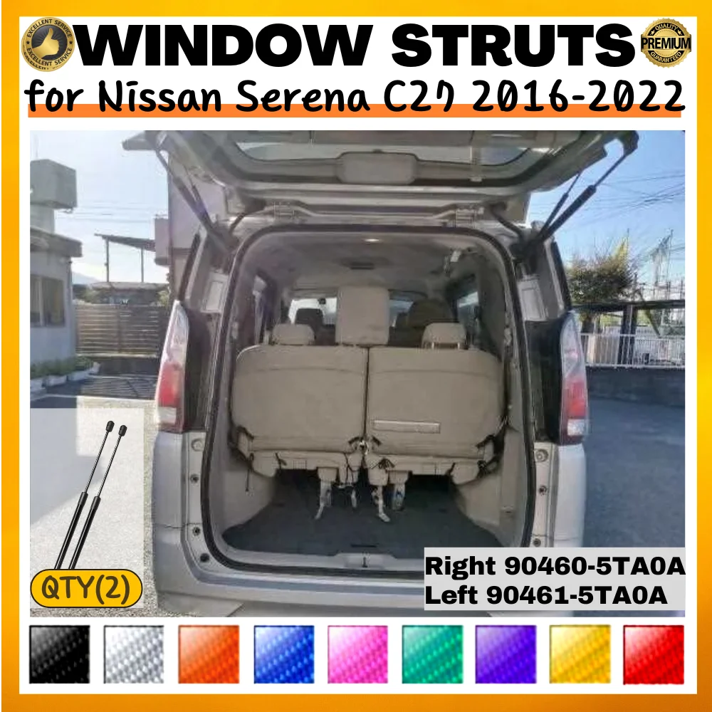 Nissan 90460-5TA0A puntales luneta trasera para Serena C27 2016-2022