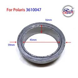 Polaris 3610047 junta escape donut para Sportsman 600 700 800