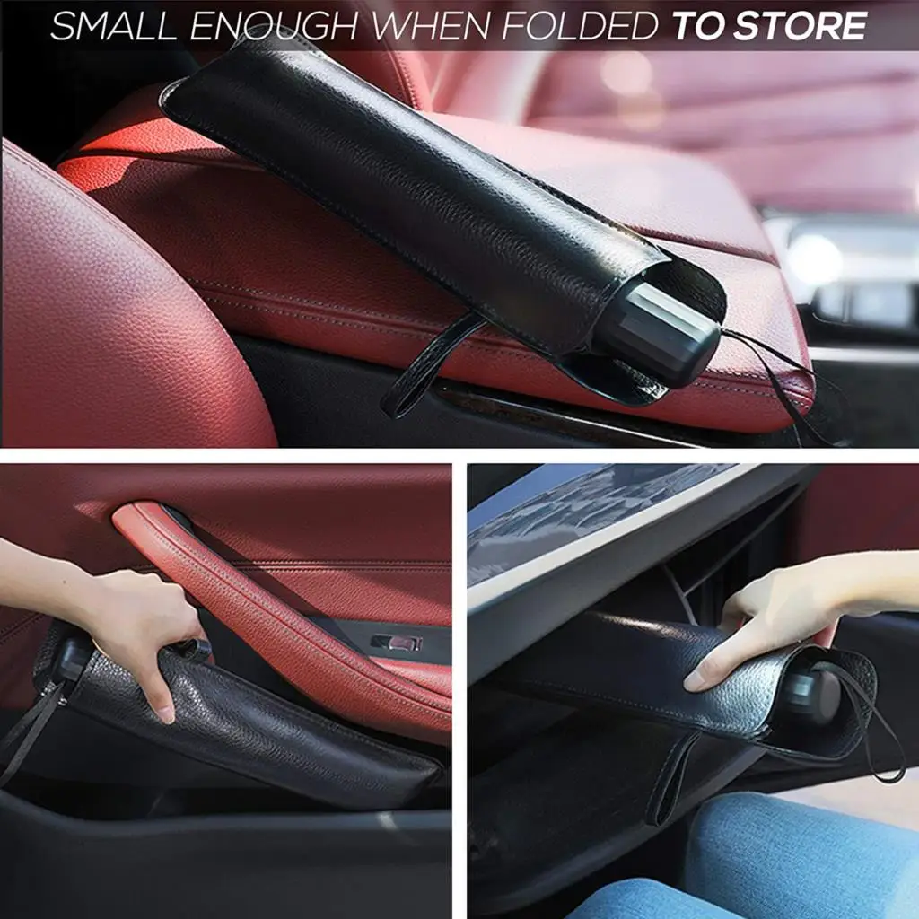 Parasol parabrisas plegable UV para coche, portátil, sombra total - imagen 5