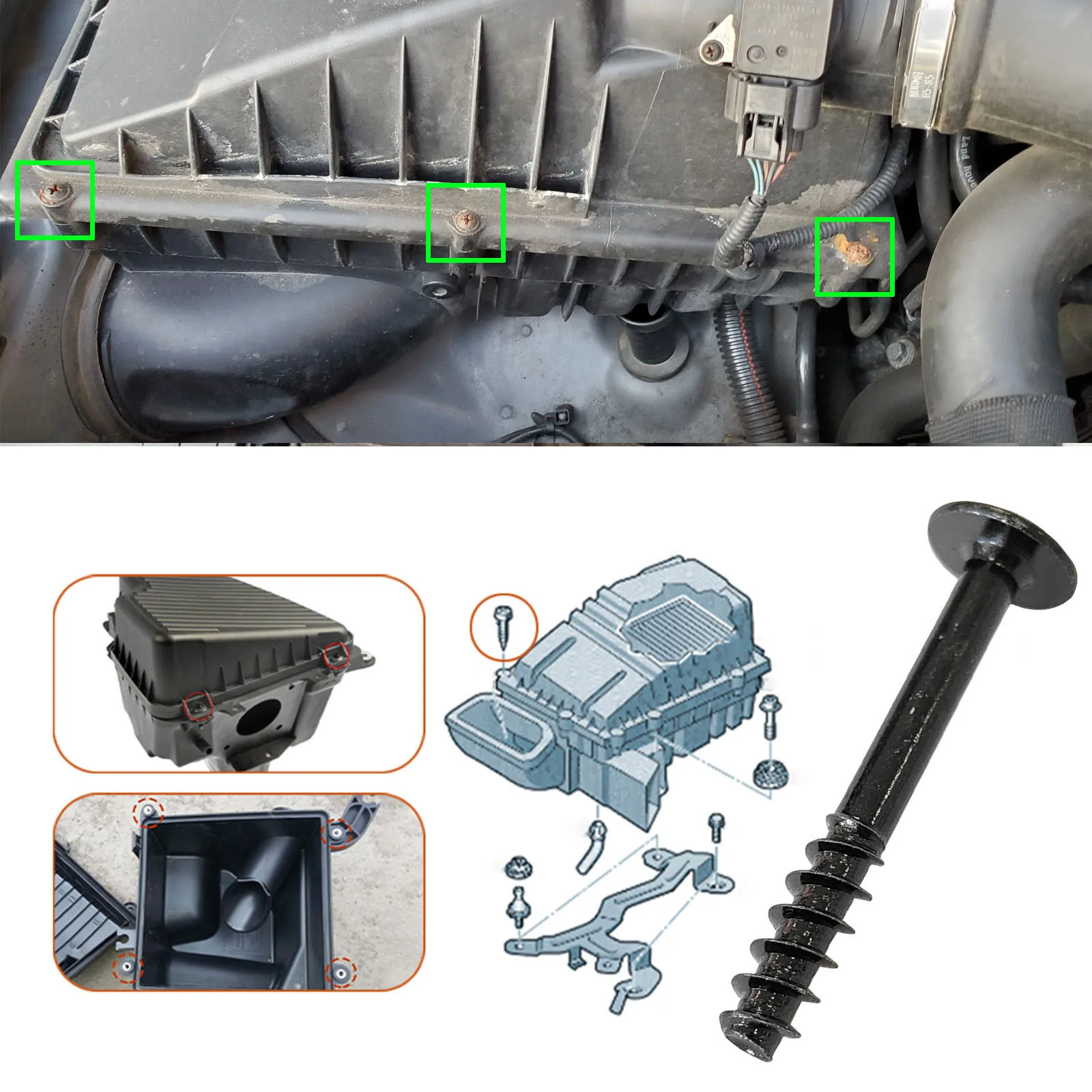 OEM 13384034 filtro aire Chevrolet Trax caja admisión - imagen 4
