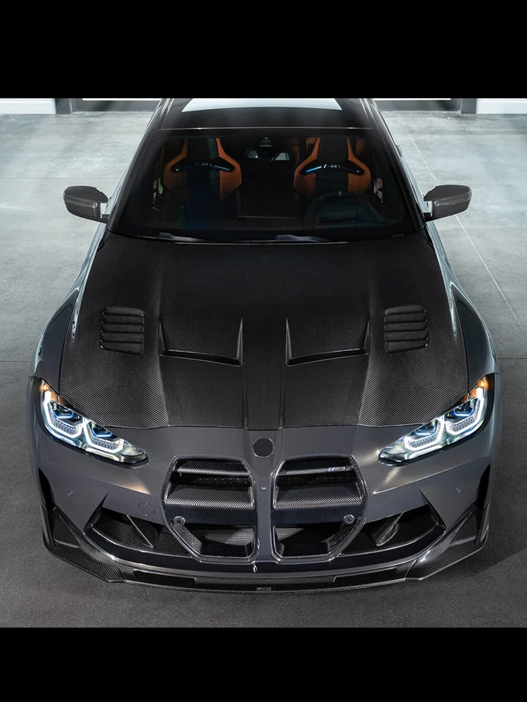 Capó de fibra de carbono GTS para BMW M3 G80/G82/G83 - imagen 4
