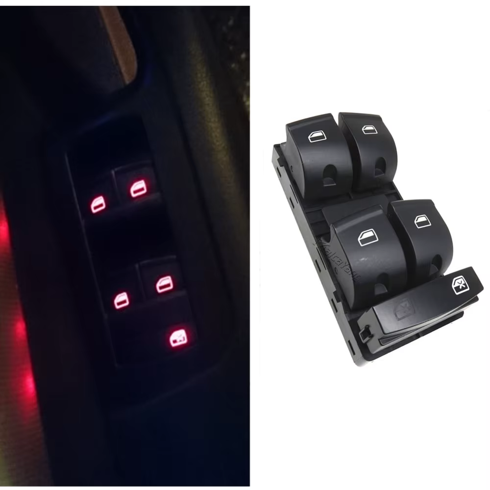 Interruptor elevalunas Audi 4F0959851F – A3 8P, A6 4F/4G y Q7 - imagen 3