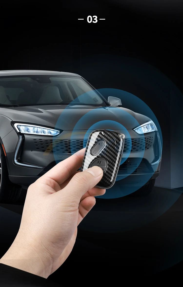 Vista adicional de la funda para llave de coche