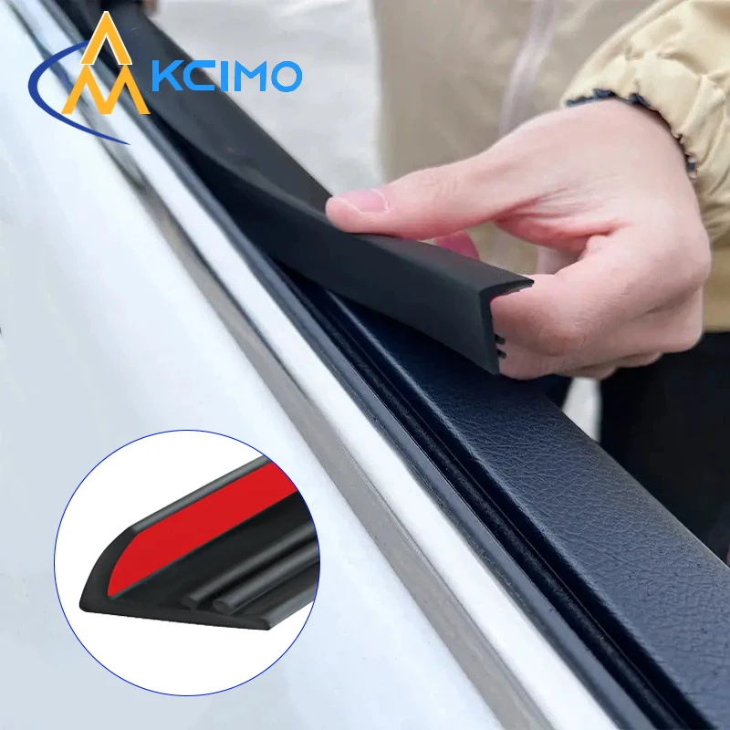 Burlete de goma antiviento e impermeable para ventana lateral de coche