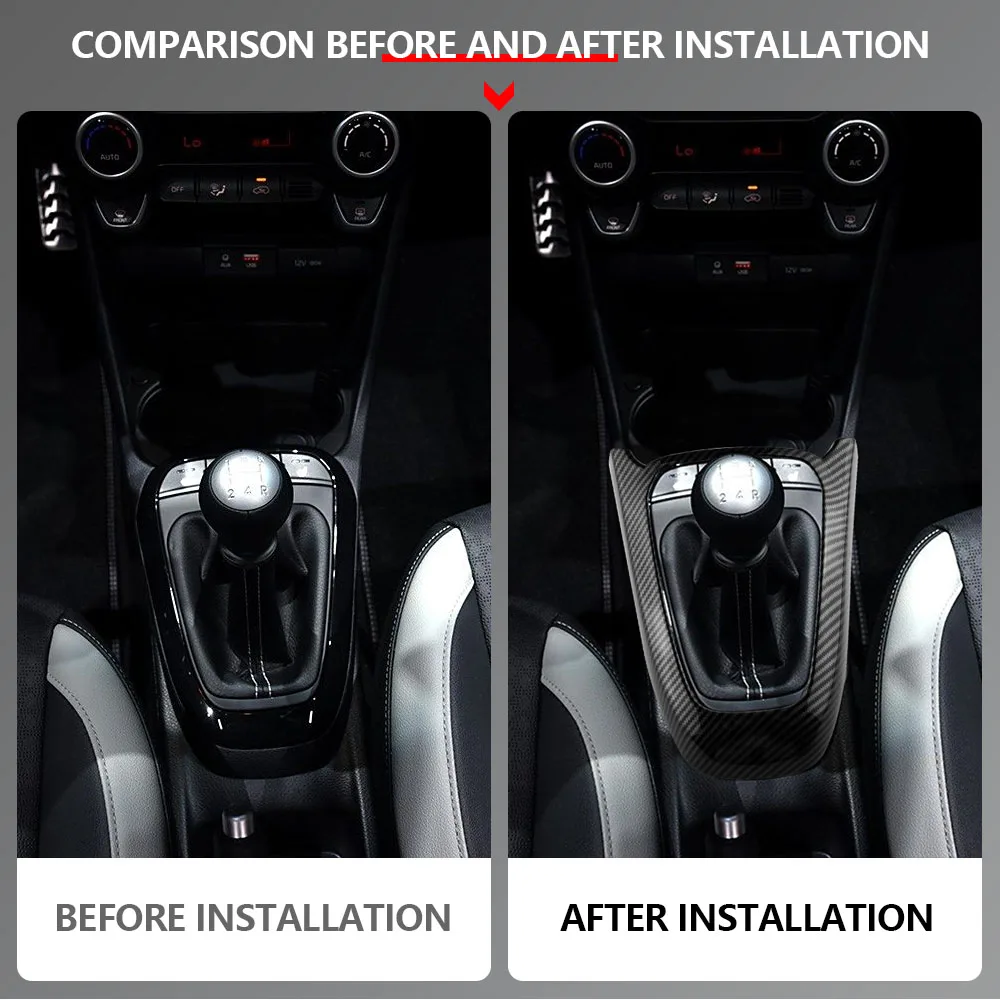 Moldura del marco de la palanca de cambios Kia Picanto 2019-2023 - imagen 3