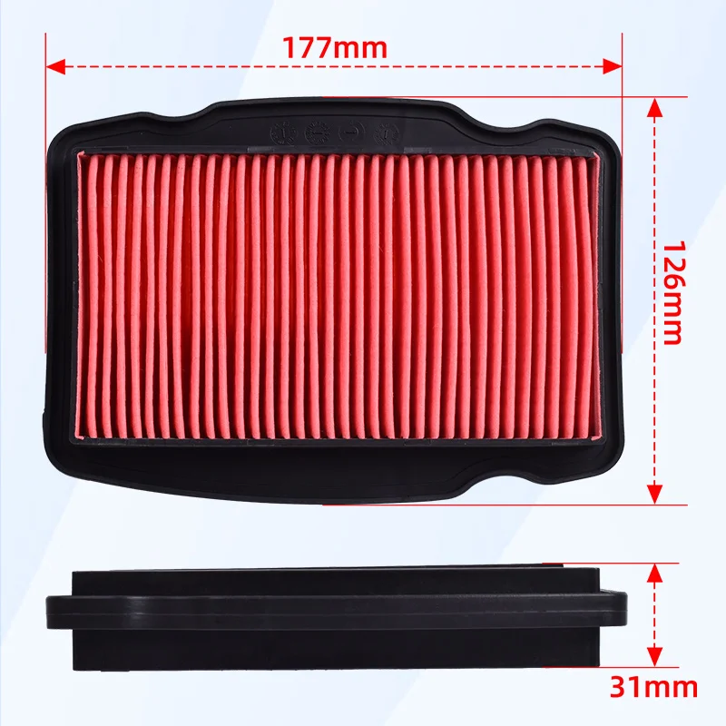 17211-K38-900 Limpiador de filtro de aire para Honda CB160 - imagen 5