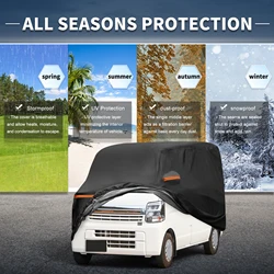 Funda de coche UXCELL para Suzuki Every Wagon, protección solar y viento