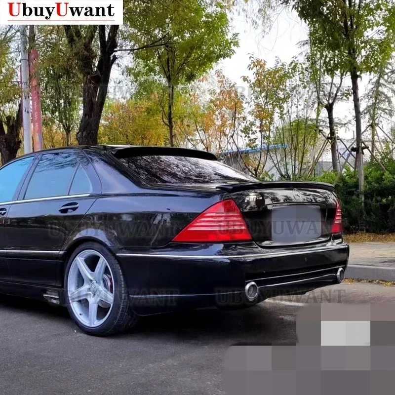 Alerón techo negro brillante para Mercedes Clase S W220 (1998-2005) - imagen 5
