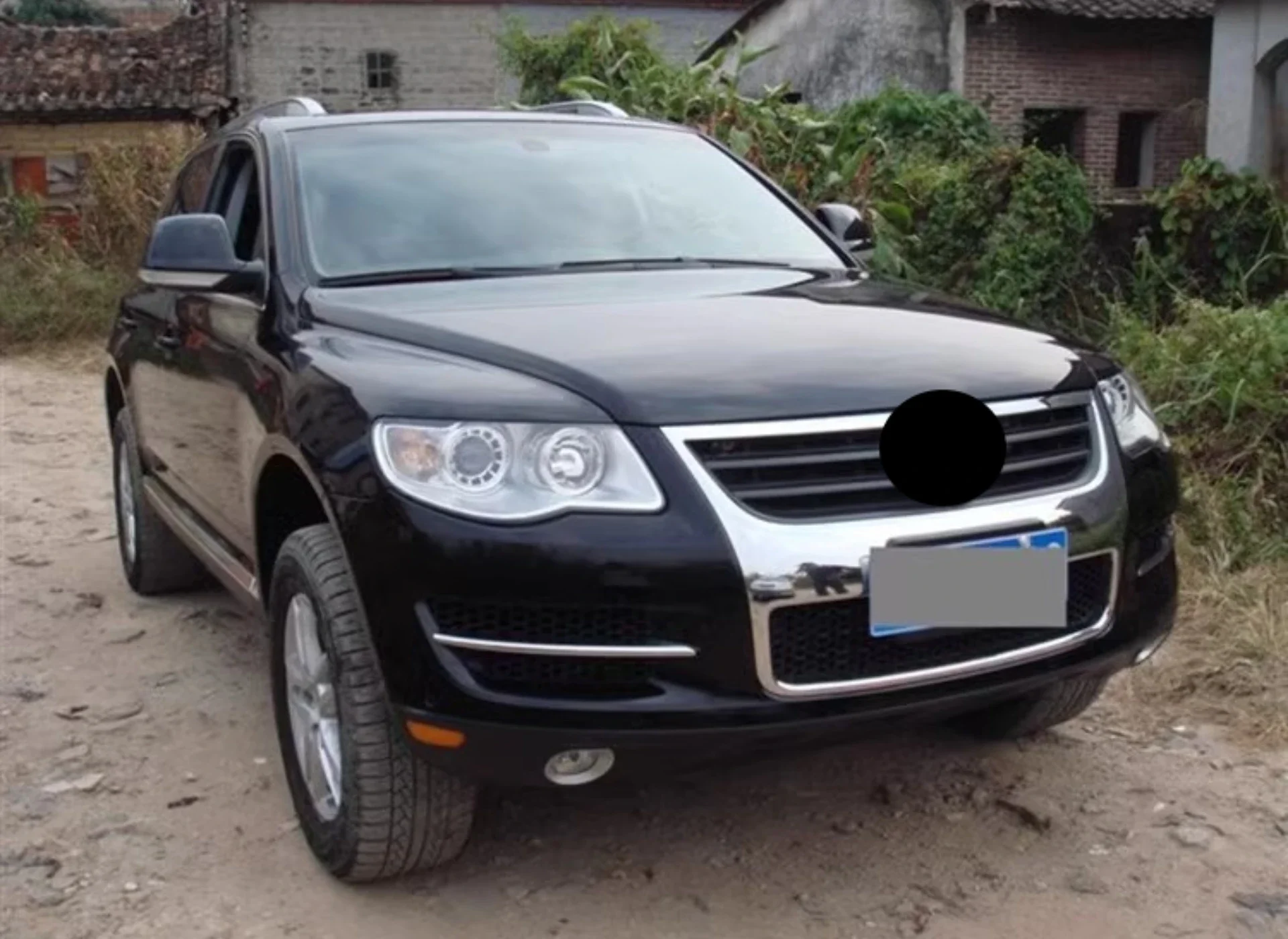 Rejilla superior de radiador negra para Volkswagen Touareg 2008-2010 - imagen 5
