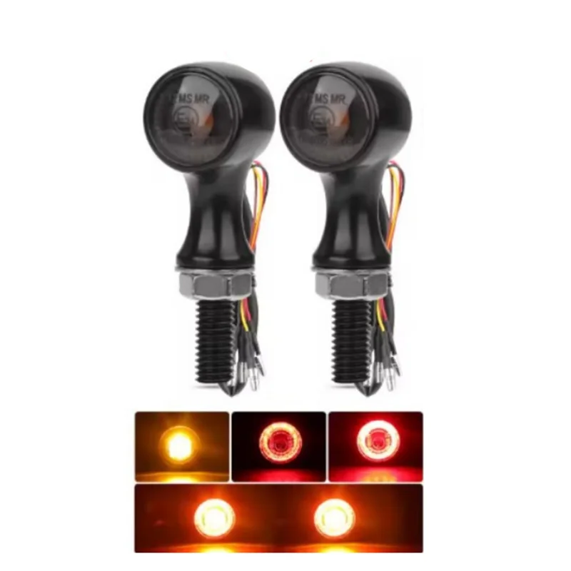 Intermitente LED 12V piloto moto – 4 pines montaje homologado - imagen 3